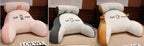 Sofa Fluffy Cushion Luncheon Pillow Triangle Reading Cushion Bedside Soft Large Backrest Lumbar Cushion Office Chair Cushion
