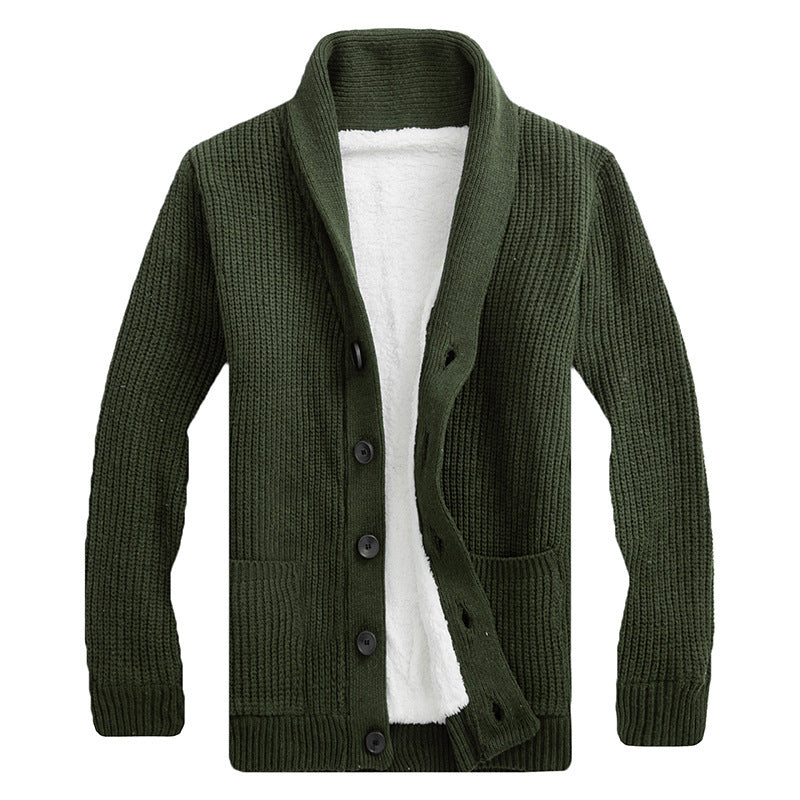 Knitwear Men's Cardigan Lapel sweater