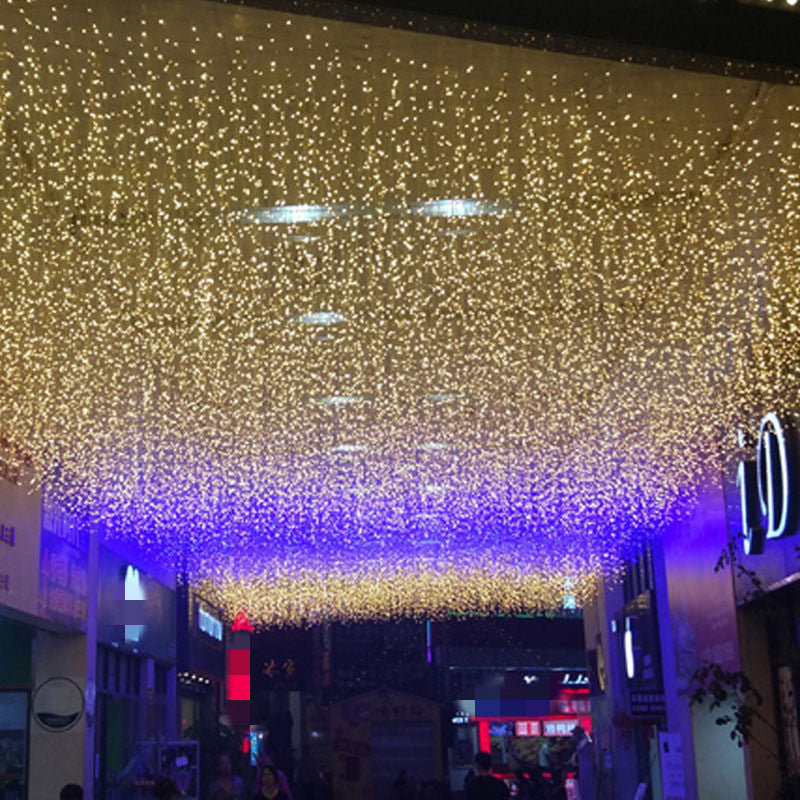 LED Full Sky Star Decorative Light String Shopping Mall Colored Lights