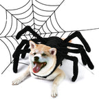 Pet Halloween Funny Spider Chest Back Creative Cat Dog Small Dog Transformation Costume For Dogs Cats Party Cosplay Funny Outfit