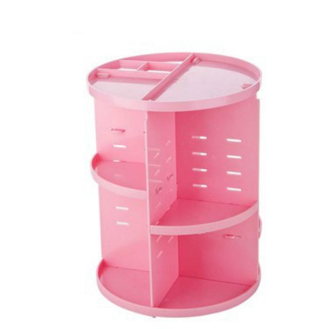 360 degree rotating acrylic cosmetic storage box