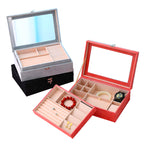 Ice Flower Velvet Jewellery Window Storage All Kinds Of Jjewelry Jewelry Box