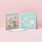 3D Laser Cut Handmade Sakura Kissing Lover Paper Invitation Greeting Card