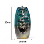 Multi-layers Ceramic Back flow Incense Burner