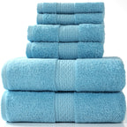 Cotton absorbent towel set of 3 pieces and 6 pieces
