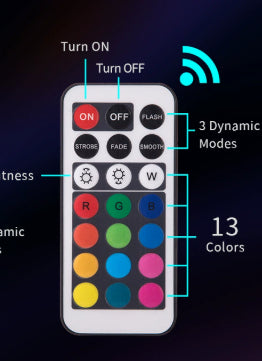 Led Waterproof Remote Control Fish Tank Diving Light