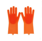 Silicone Heat-resistant Cleaning Brush Scrubbing Gloves