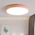 Led Ceiling Light Macaron Round Bedroom Light