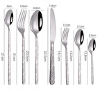 Embossed Textured Handle Steak Cutlery Western Cutlery