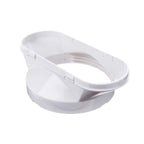 Suitable For Mobile Air Conditioner Exhaust Pipe Flat Mouth Interface White