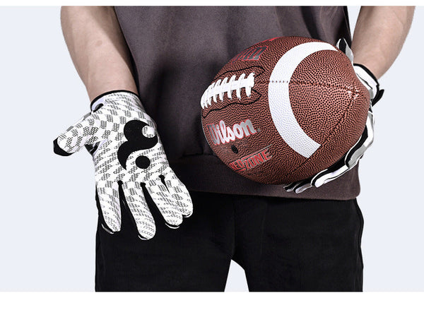 American Football Rugby Gloves Outdoor Silicone Sports Non-slip Catching Baseball Gloves