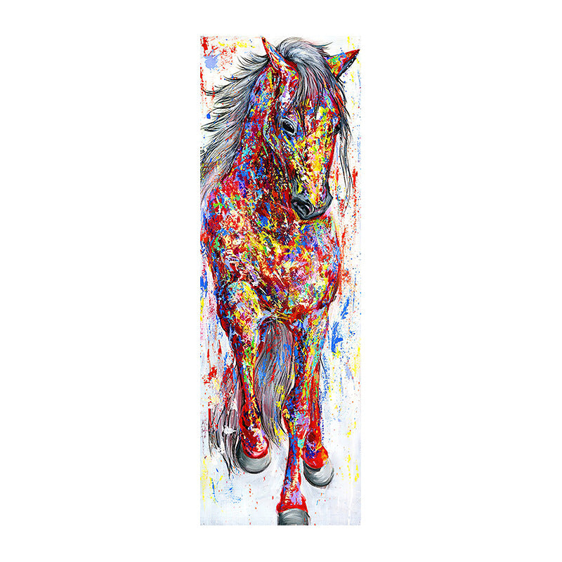 Factory Direct Supply Porch Corridor Watercolor Horse Paintings Home Decoration Painting Living Room Porch Paintings Frameless Painting Core