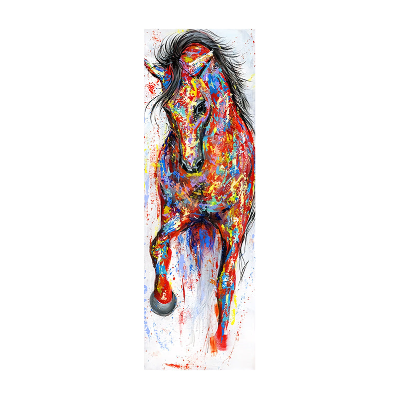 Factory Direct Supply Porch Corridor Watercolor Horse Paintings Home Decoration Painting Living Room Porch Paintings Frameless Painting Core