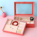 Ice Flower Velvet Jewellery Window Storage All Kinds Of Jjewelry Jewelry Box
