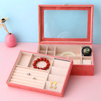 Ice Flower Velvet Jewellery Window Storage All Kinds Of Jjewelry Jewelry Box