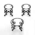 3 Piece Tempered Glass Surface Coffee Table Set, Decor Coffee Table Round End Side Table With Sturdy Construction For Living Room