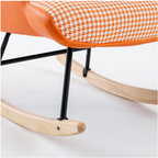 Fabric Rocking Chair In The Nursery