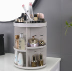 360 degree rotating acrylic cosmetic storage box