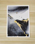 Black marble wallpaper