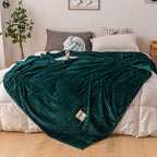 Single layer blanket milk fleece blanket