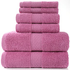 Cotton absorbent towel set of 3 pieces and 6 pieces