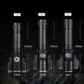 Multifunctional glare flashlight