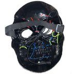 Halloween skull LED glowing mask