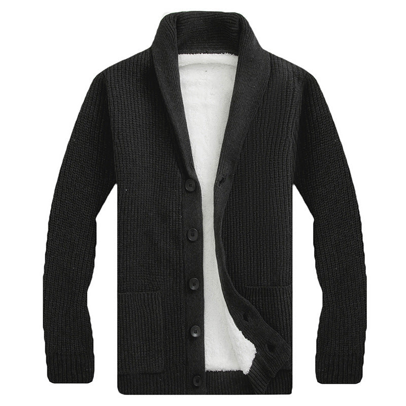 Knitwear Men's Cardigan Lapel sweater