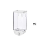 Kitchen Food Storage Easy Press Container Cereal Dispenser Wall Mounted Food Storage Box
