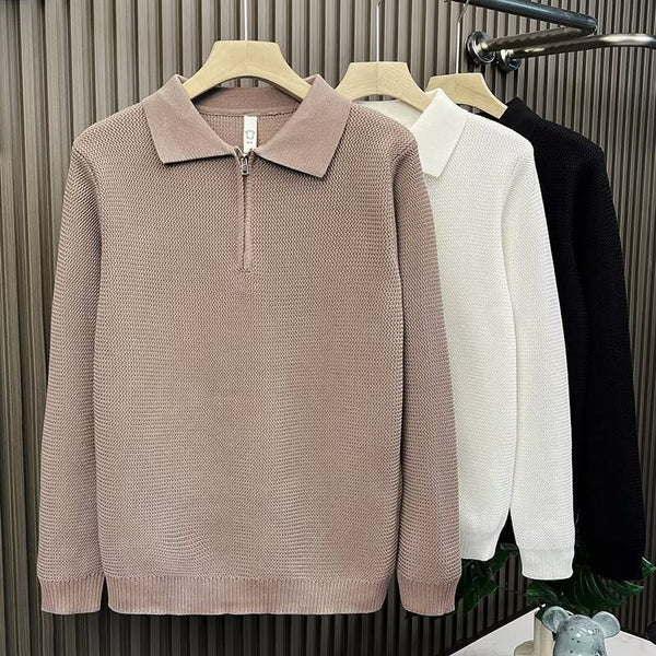 Autumn And Winter High-grade Half Zipper Sweater