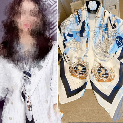 Women's New Geometric Square Scarves