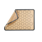 Thermally resistant silicone baking mat