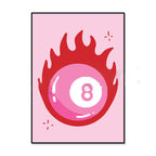 70s Y2K Mouth Poster Vintage Illustration