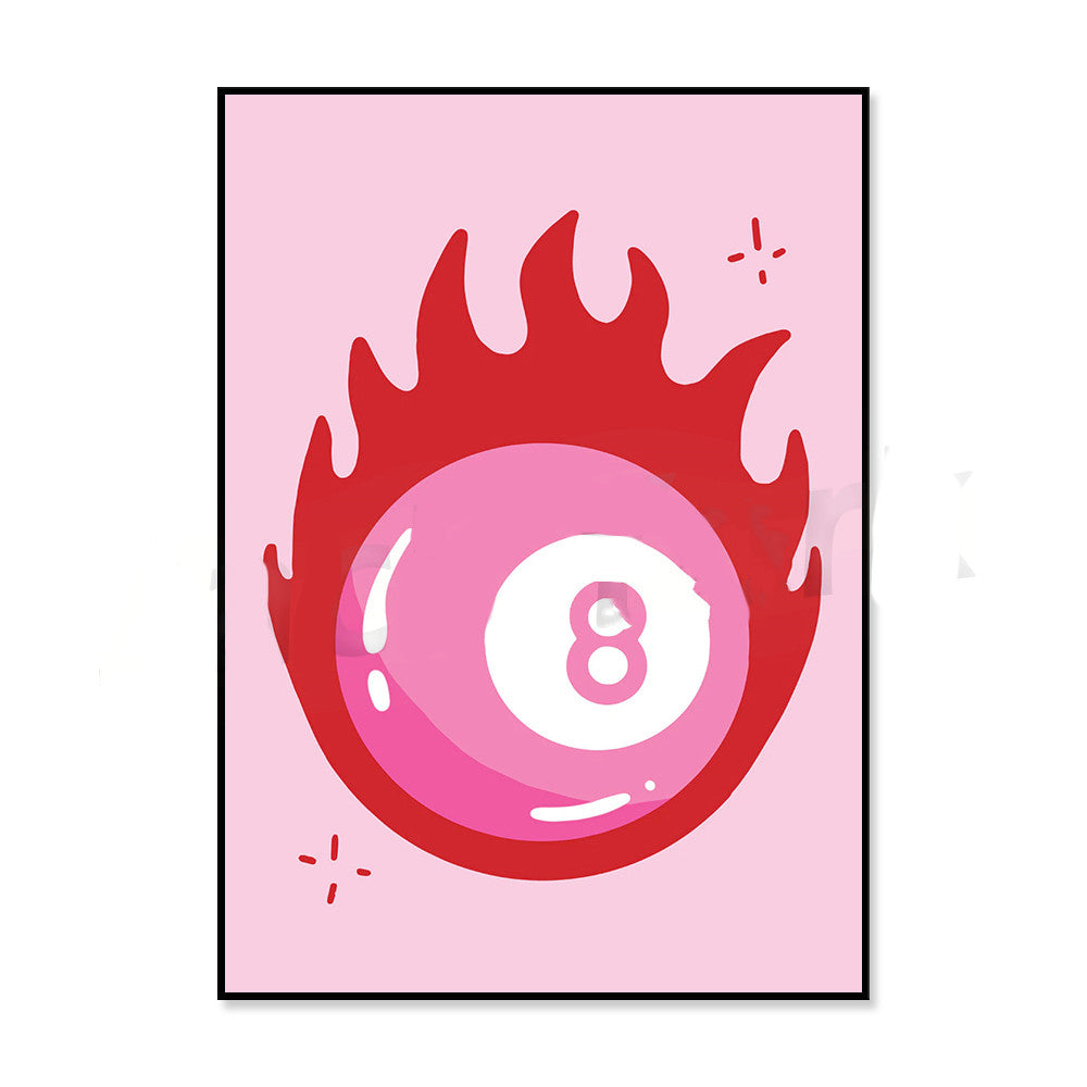 70s Y2K Mouth Poster Vintage Illustration