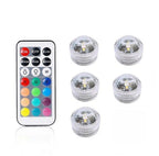 Remote control diving light 3CM diamond twist full color red green blue white warm white waterproof LED light