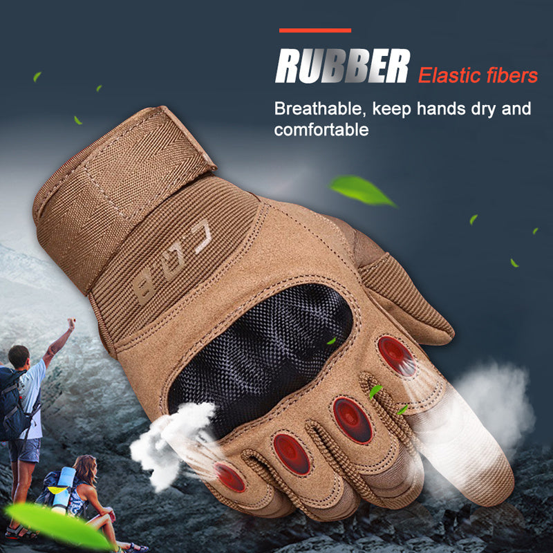 Tactical Gloves Army Military Men Gym Fitness Riding Half Finger Rubber Knuckle Protective Tactical Gloves
