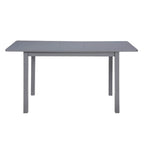 59 Extendable Dining Table, Modern House Dining Room Table For 4-8, Wooden Kitchen Table , Dining Room, Working Office, Home Living Room Furniture For Small Space, Dark Gray