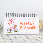 Cartoon tearable week planner