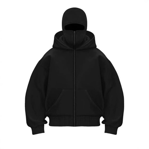 Autumn Spring Hooded Loose Cardigan Baseball Uniform Men