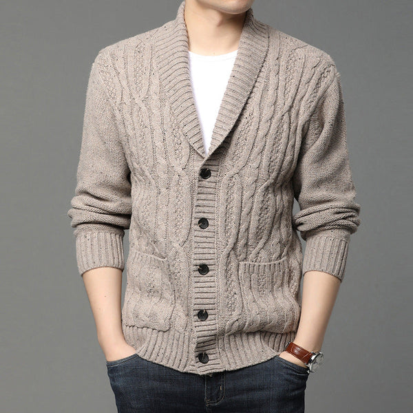 Autumn And Winter Men's Knitted Jackets