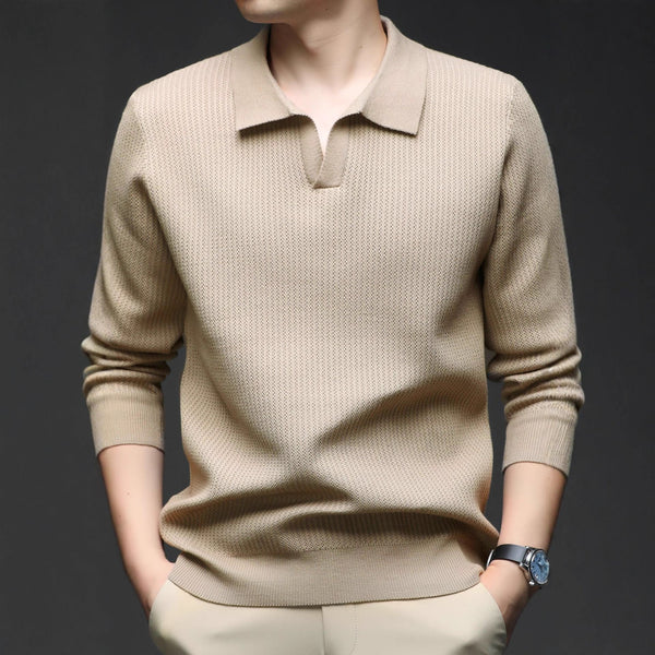 Men's Autumn Simple Casual All-match Loose Inner Wear Bottoming Sweater