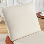 Modern Rocking Chair Recliner, Comfy Rocker Nursery Chair With Footrest, Accent Reading Chair, Uphol