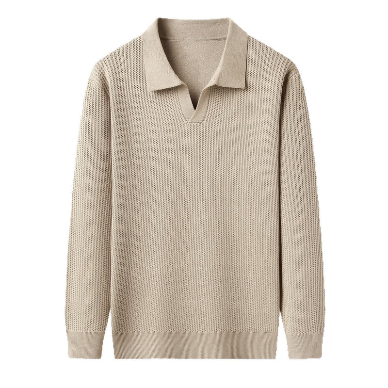 Men's Autumn Simple Casual All-match Loose Inner Wear Bottoming Sweater