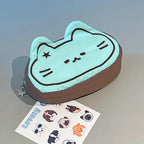 Cartoon Cute Caramel Cat Pencil Case Good-looking