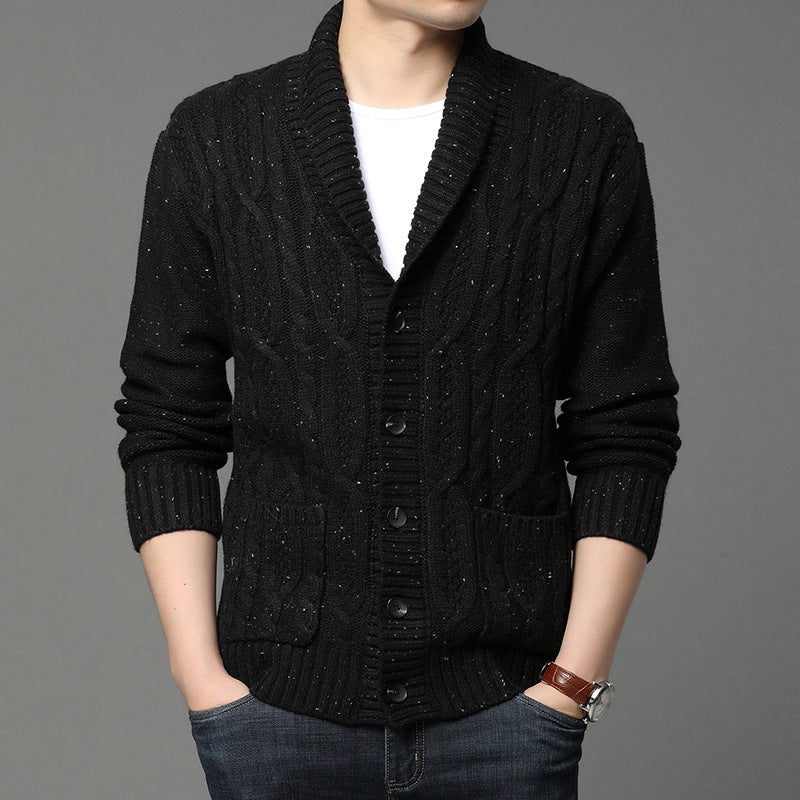 Autumn And Winter Men's Knitted Jackets