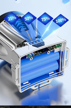 Power Bank Headlamp Long Range LED Mining Light Electric Display Fishing Light