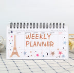 Cartoon tearable week planner