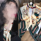 Women's New Geometric Square Scarves