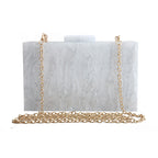 Women Handbags Marble Pattern Acrylic Bag Luxury Handbags Women Bags