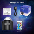 Usb Water Pattern Bluetooth Music Ocean Star Projector Lamp